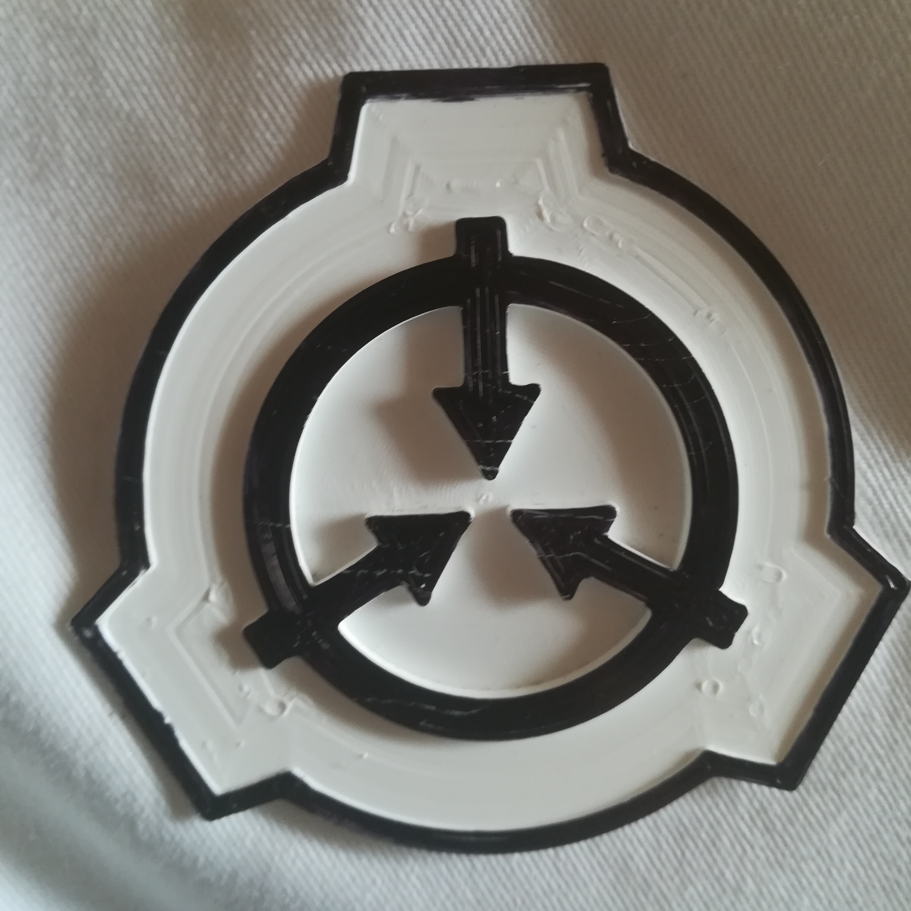 Wearable SCP badge