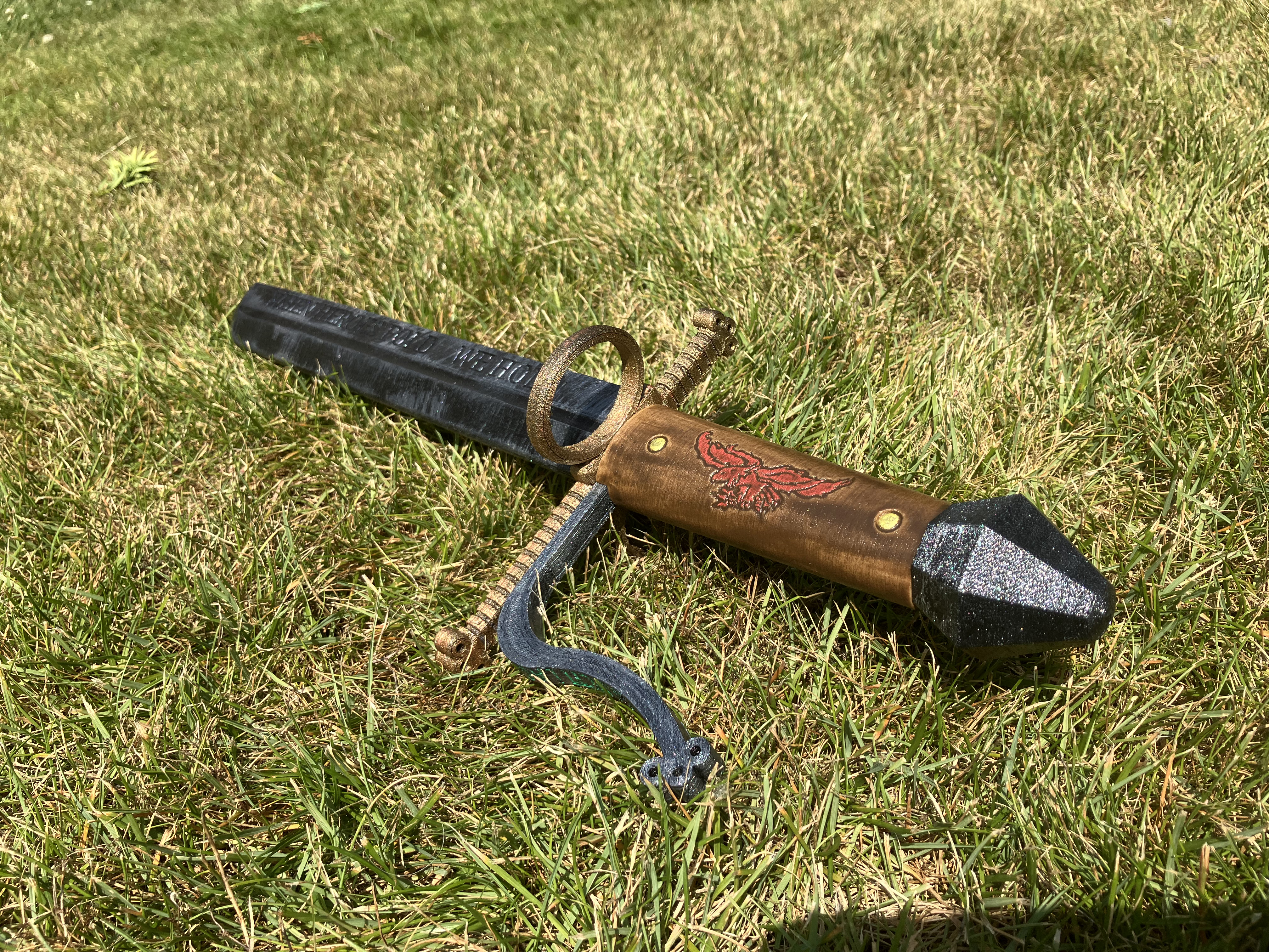 3D printed LARP safe parrying dagger