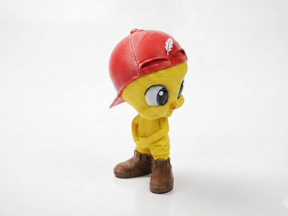 Cool Tweety Figurine Cartoon Character 3D Printable