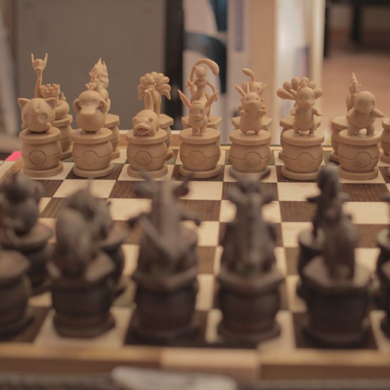 Pokémon Chess Set by IdeaLaser | Download free STL model | Printables.com