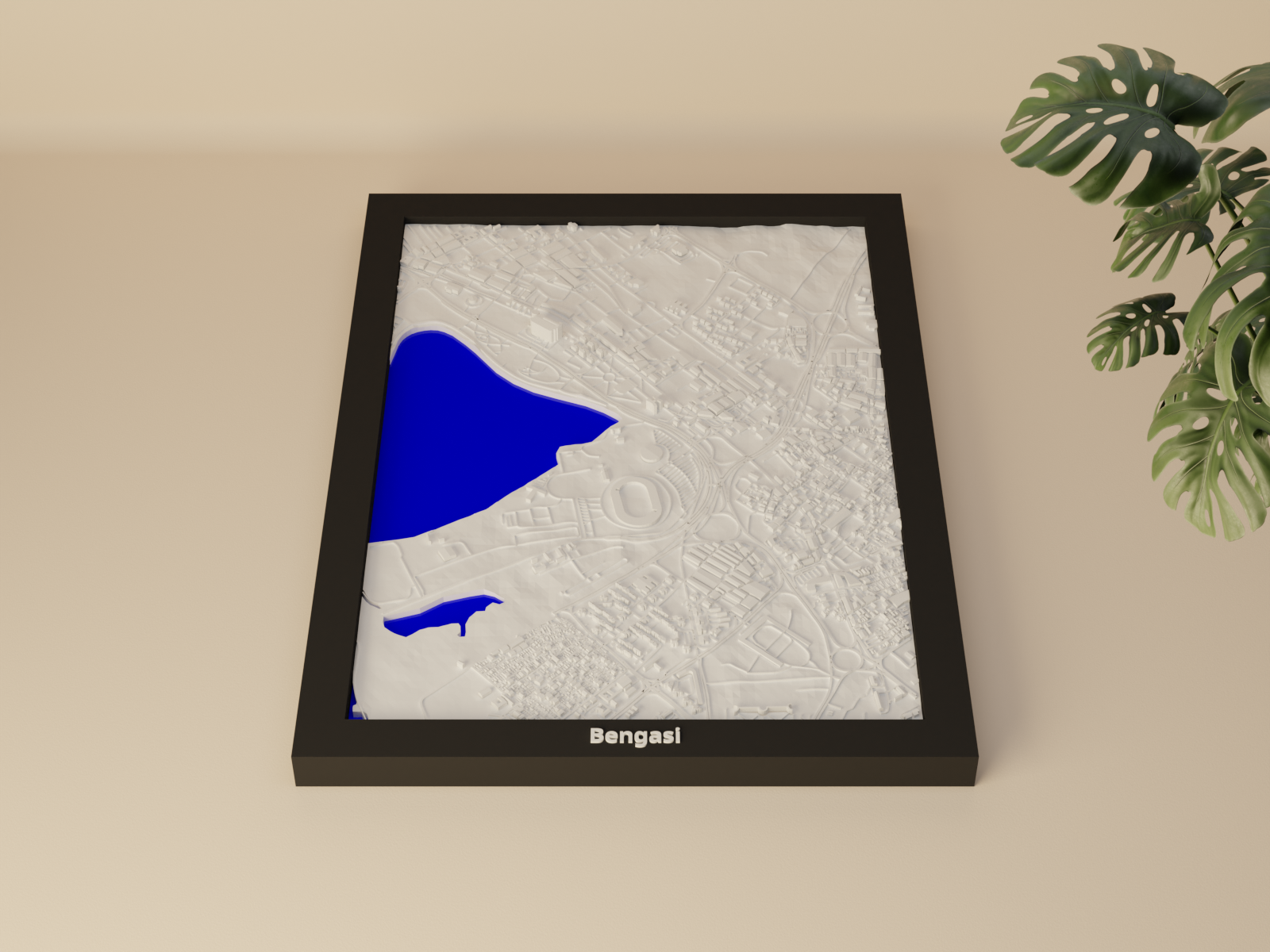 Bengasi, Libya - 3D Miniature
