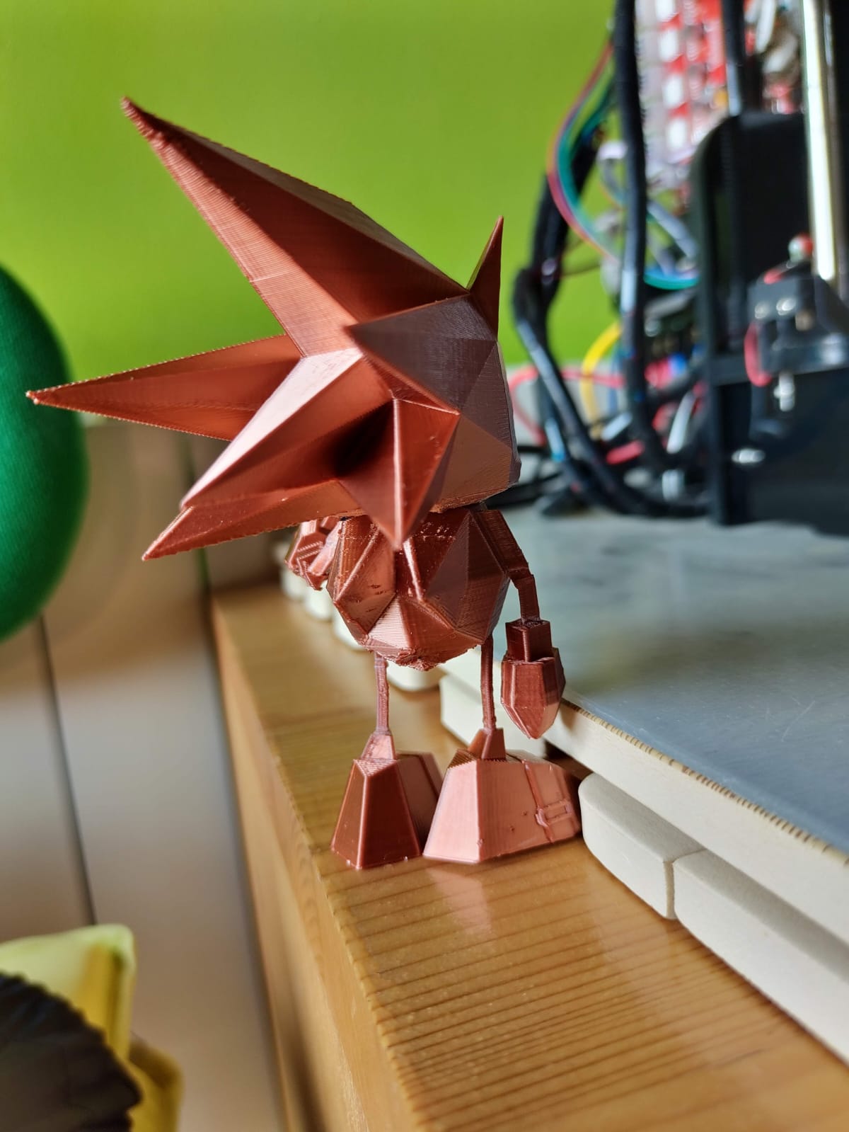 Miniatura 7 do modelo 3D Sonic Poligonal  (LowPoly Sonic)
