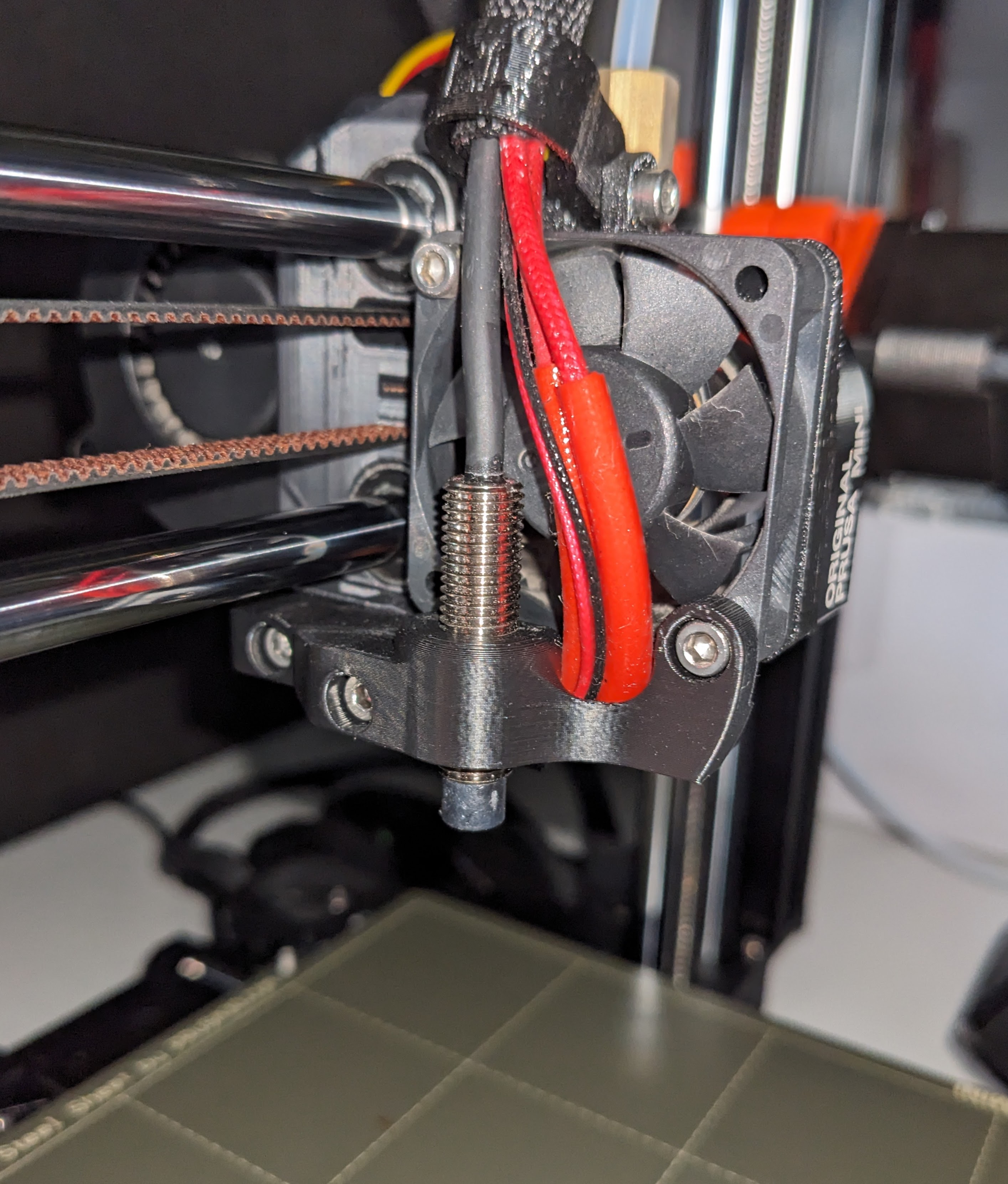 Optimized Prusa Mini MINDA holder for stress relief