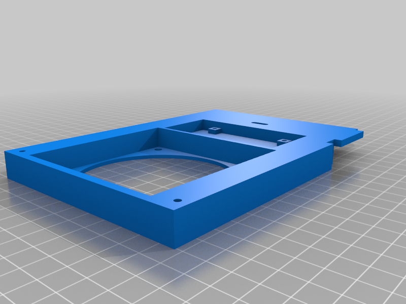 Ender 3 80mm mainboard fan cover w/ buck converter by Laess3r