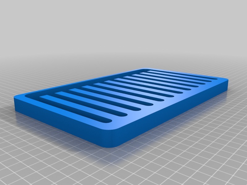 Miniatura 2 do modelo 3D Customizable kitchen drip tray
