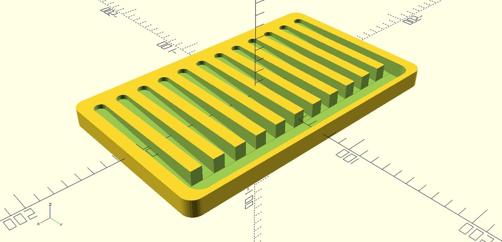 Miniatura 4 do modelo 3D Customizable kitchen drip tray