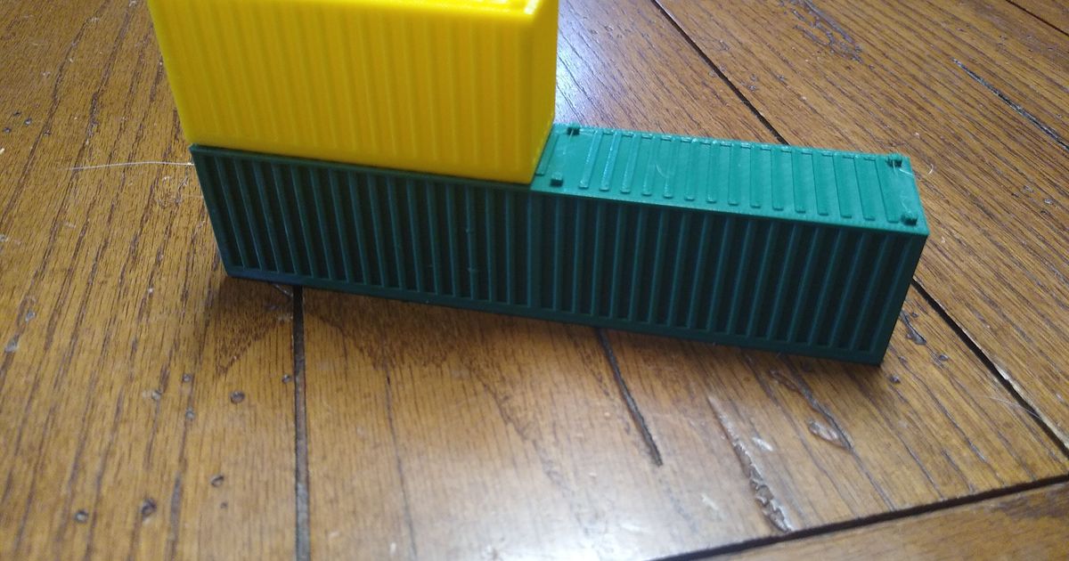 HO scale stackable storage containers par RKarns | Téléchargez ...