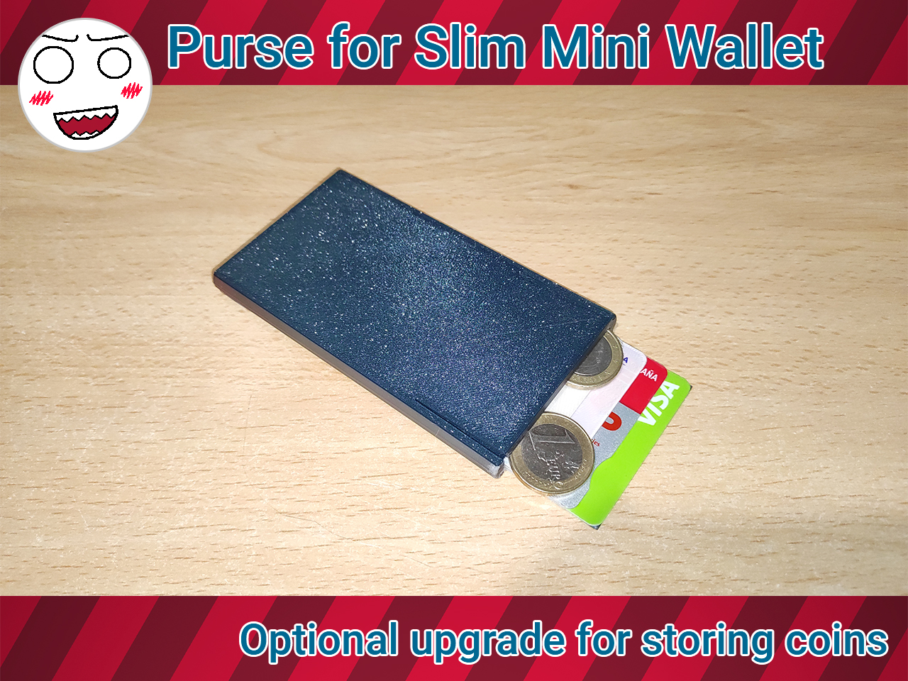 Purse for Slim Mini Wallet