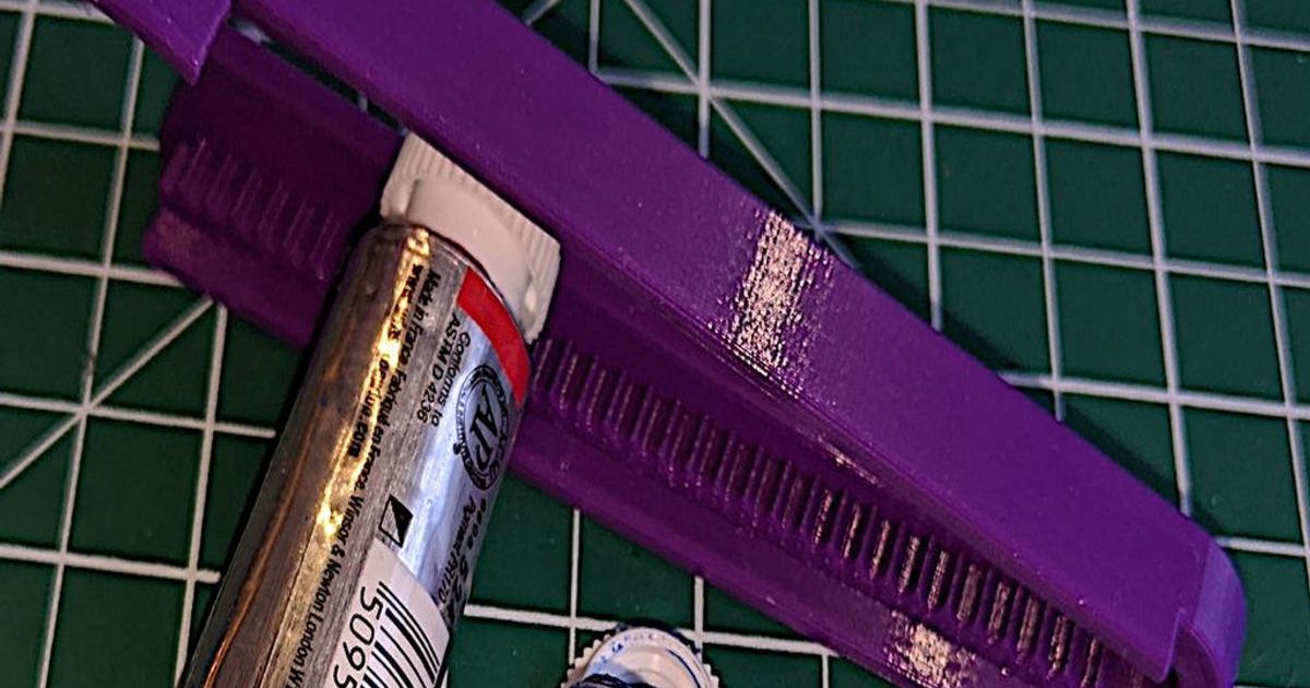 Assistive Paint Tube Opener by scruss Download free STL model