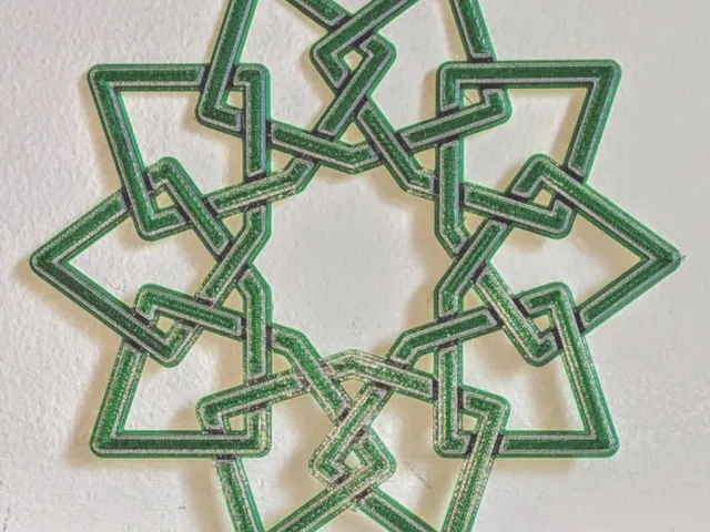 10-point Interlaced Star
