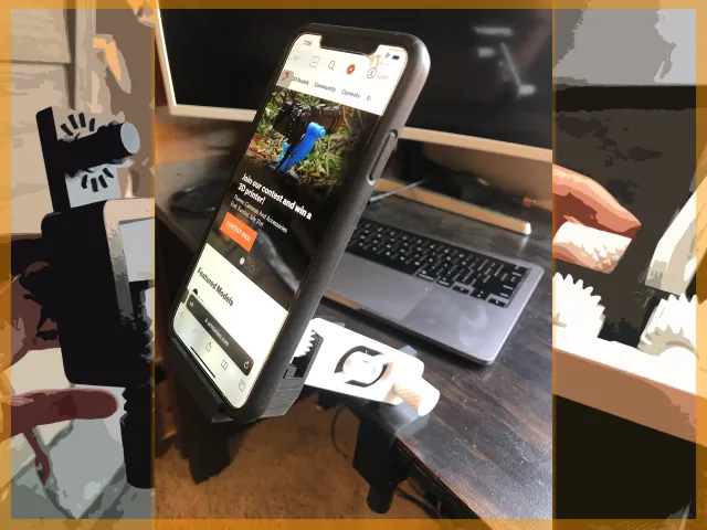 Adjustable Phone Holder Mount || Designed For Getting Photos