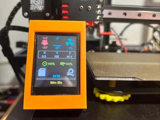 KINGROON KP3S LCD DISPLAY ORIGINAL ANGLED