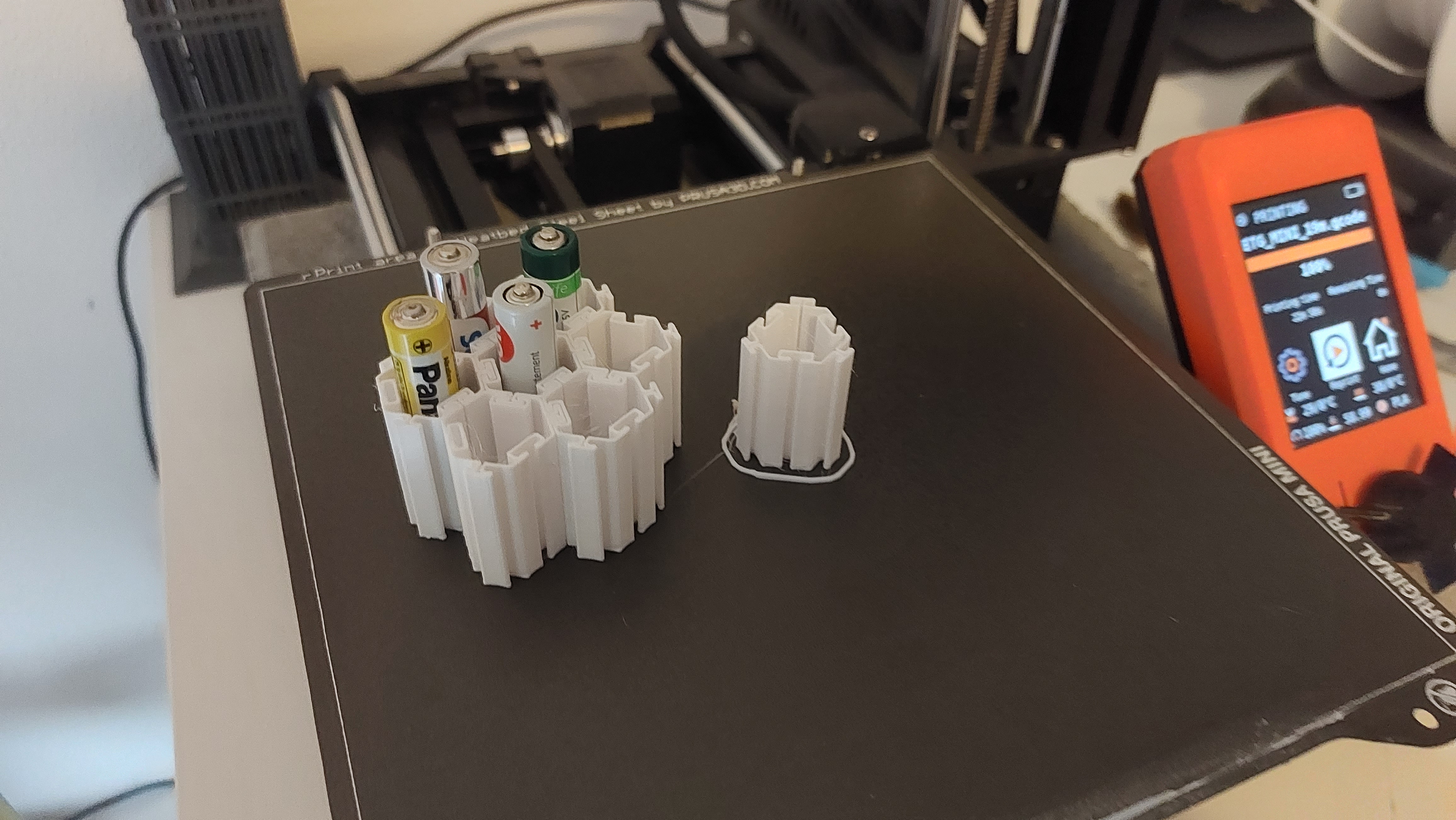 Modular vase mode battery holder