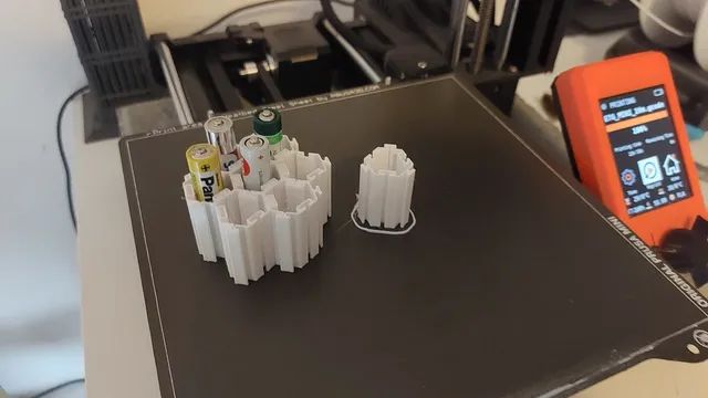 Modular vase mode battery holder