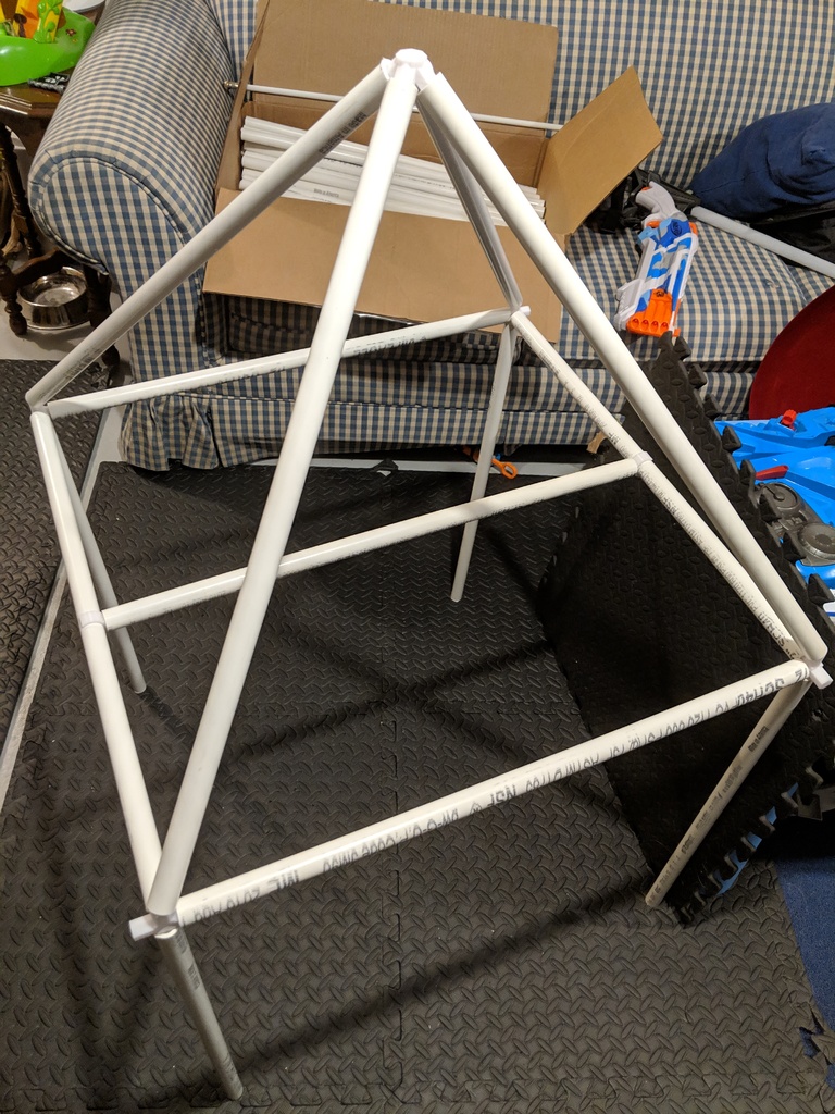 PVC fort pieces