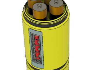 Scream canister AAA Battery box by andino | Download free STL model ...