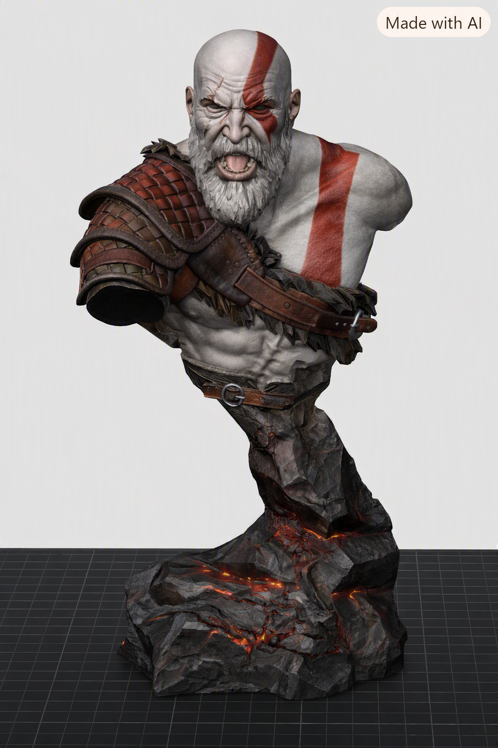 God of War Kratos Bust