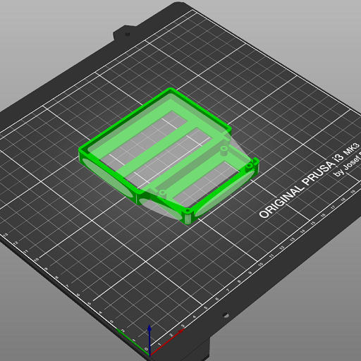 Miniatura 8 do modelo 3D Raspberry Pi Breadboard Case