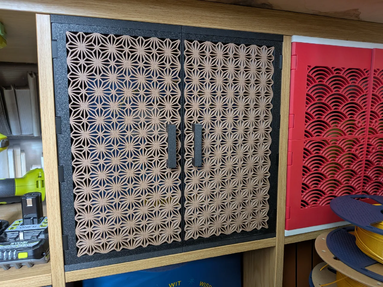 こむぎ Painted Kumiko Door for IKEA KALLAX by Dom Lamberti | Download