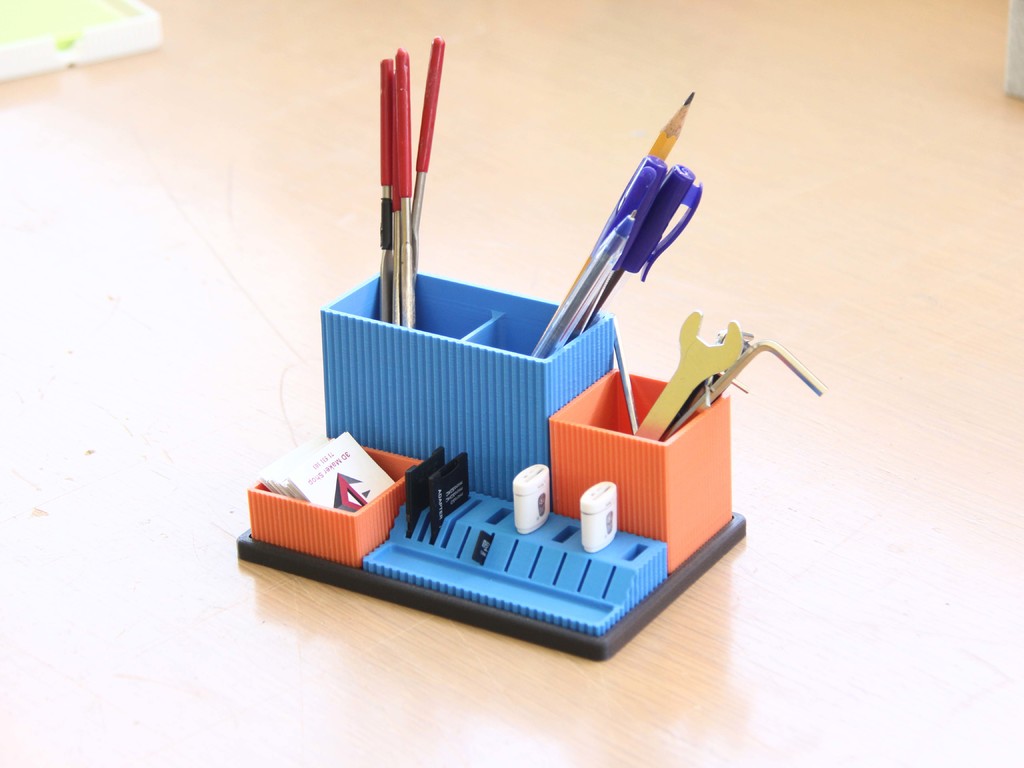 Modular Desk organizer by Eng. Yehia Download free STL model