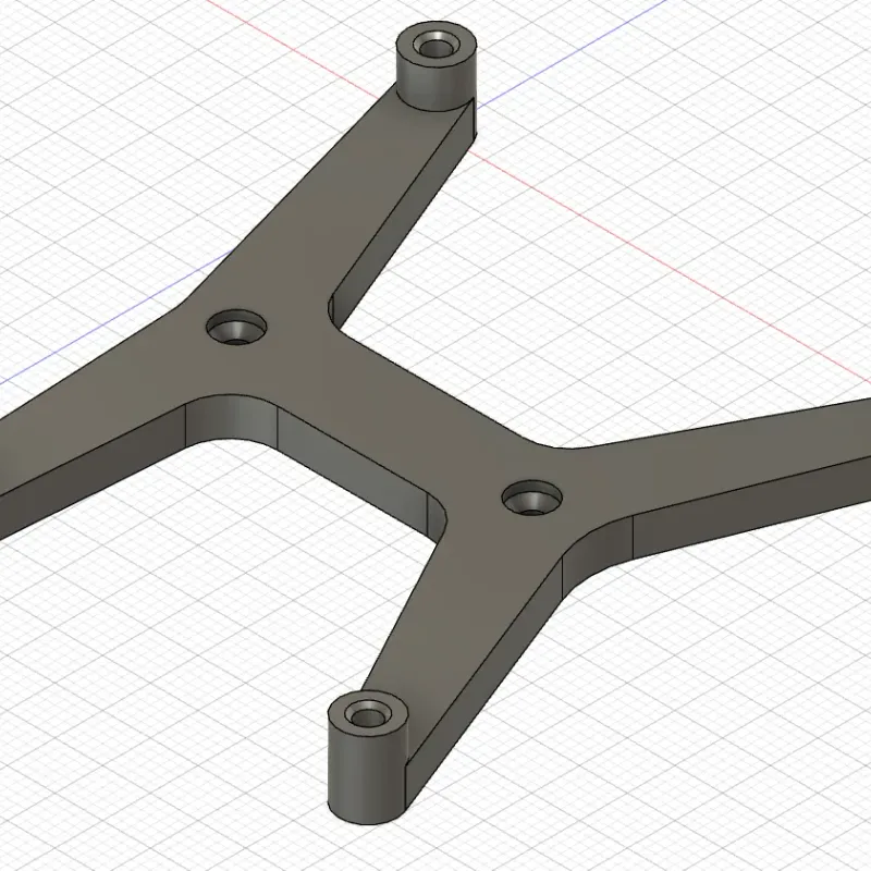 String line stake mount by jphalip, Download free STL model