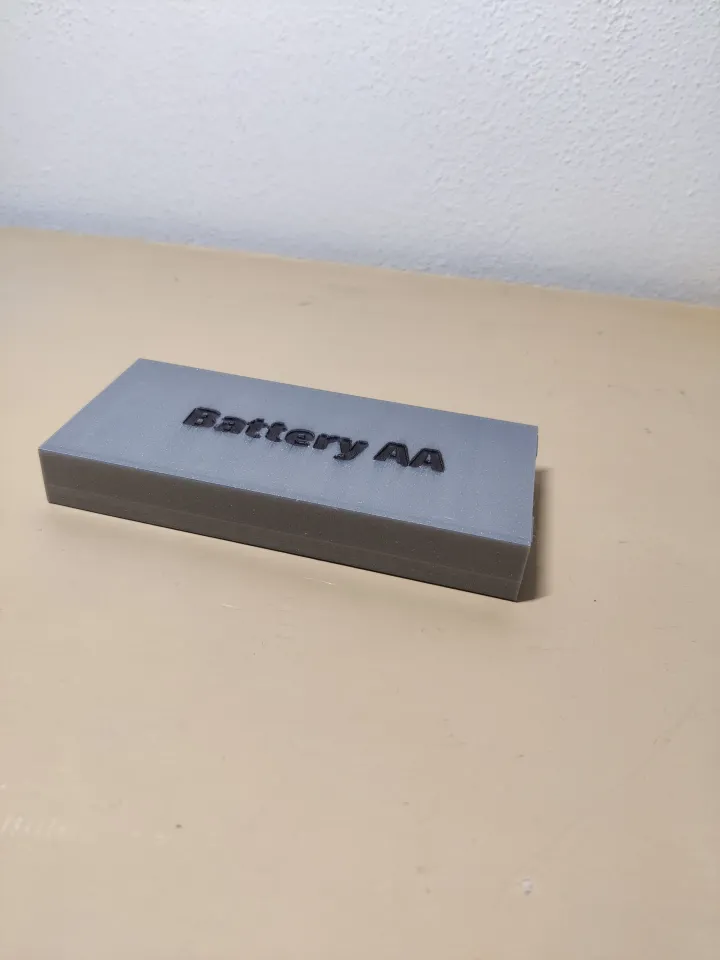 Battery AA Box With Rail by A.F_3D Print | Download free STL model ...