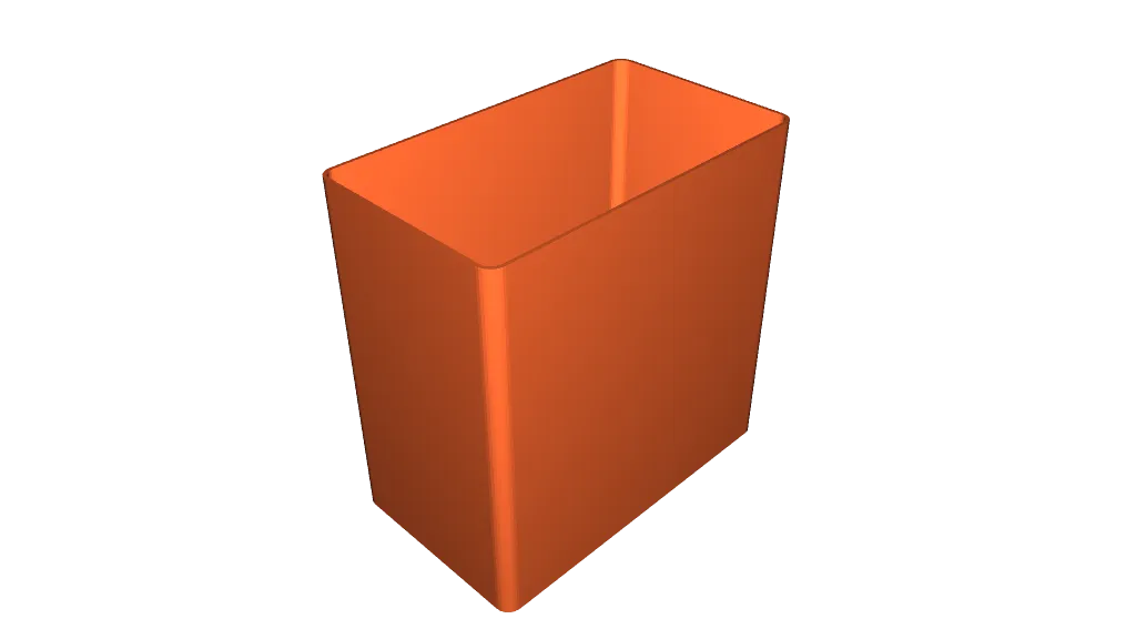 Filament Bag Desktop Trashcan, Tischmülleimer Filamentverpackung by pakkko, Download free STL model
