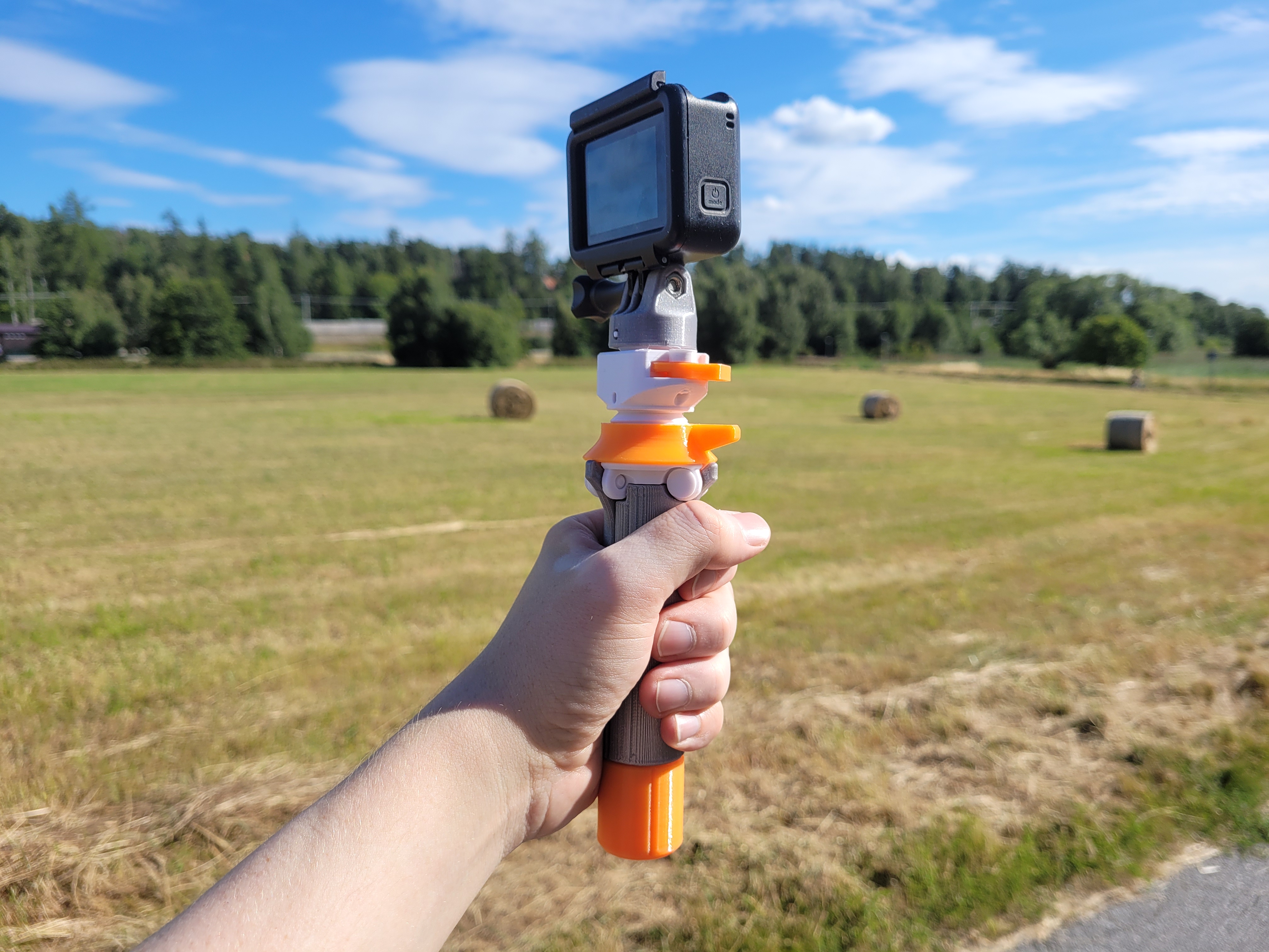 Modular tripod handle