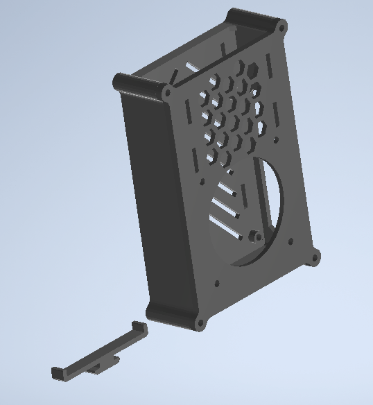 Raspberry Pi case with fan