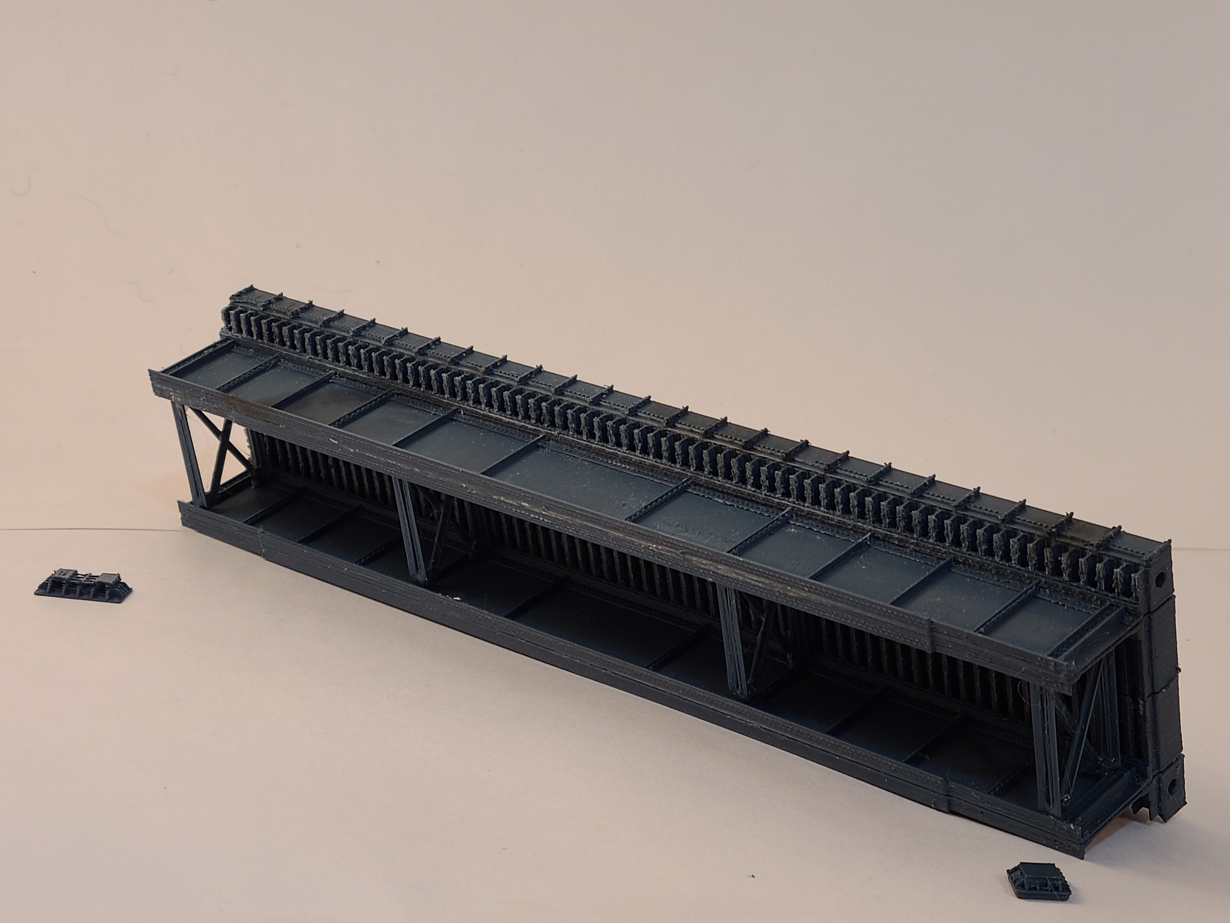 Ballast Deck Girder Model Railroad Bridge