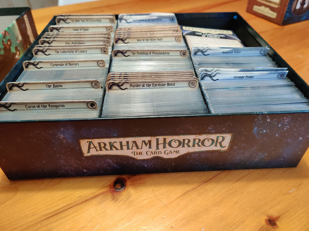 Insert for Arkham Horror: The Card Game and Marvel Champions LCG