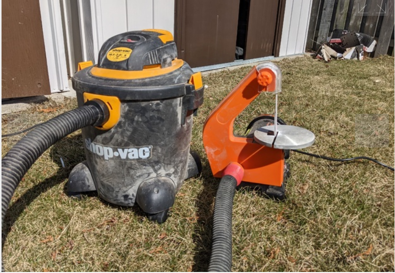 Shop Vac Hose adapter for Belt sander by Simple Solutions 3D Download