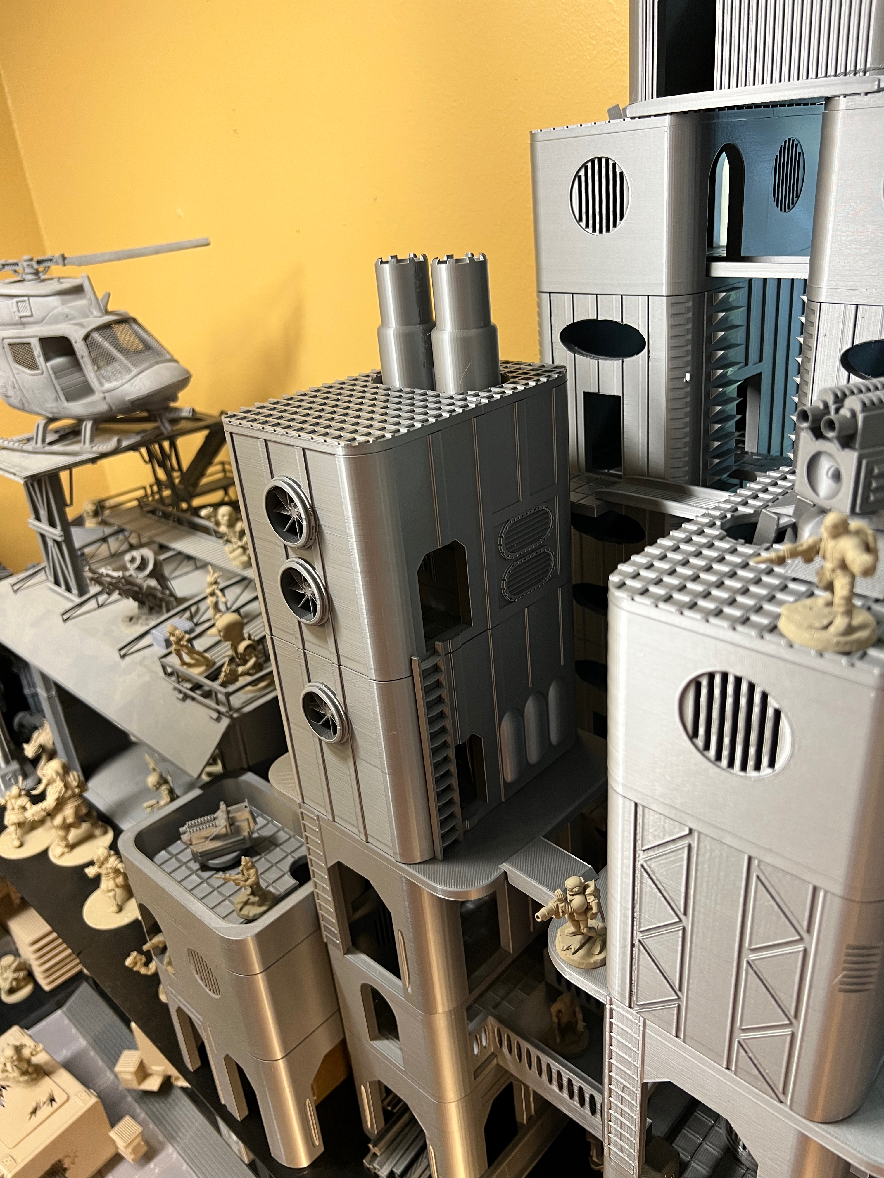 Space Port Power Station Burn Unit Module