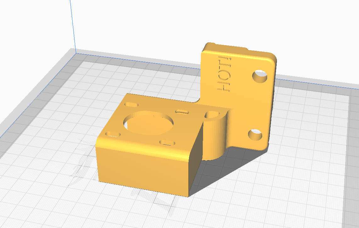 BMG Mount for Ender 3 V2 with V6 Hotend by DYLROSE69 | Download free ...