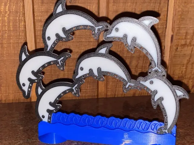 Jewelry Holder Dolphins