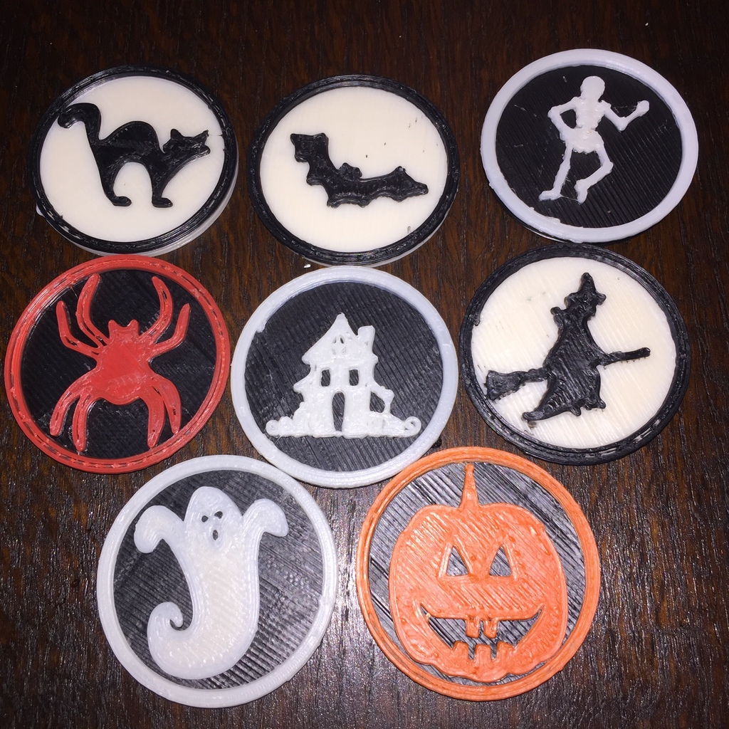 Halloween Medallion Collection