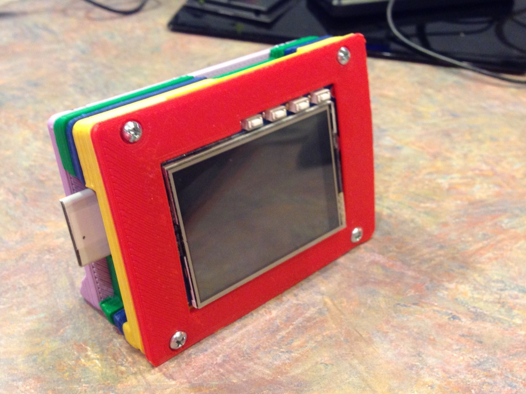 Raspberry Pi Multilayer Case with PiTFT screen