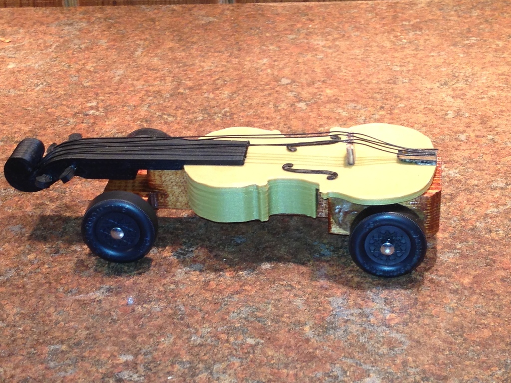 Pinewood Derby Car Violin