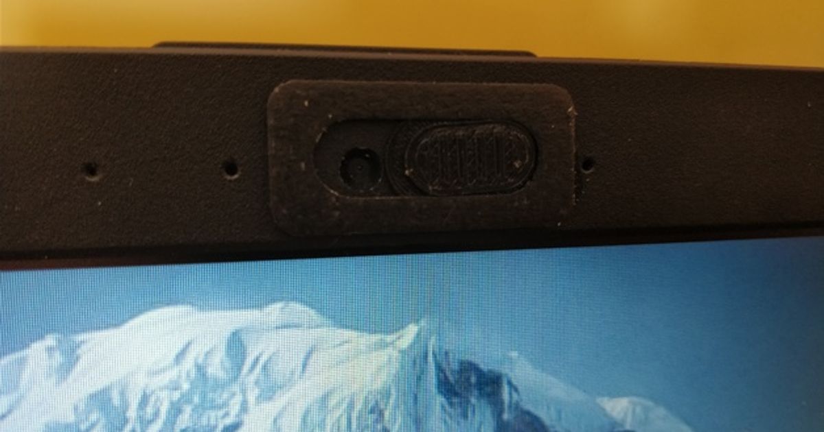 Archivo 3D gratis webcam cover for laptop / Tapa para webcam portátil  💻・Plan para descargar y imprimir en 3D・Cults