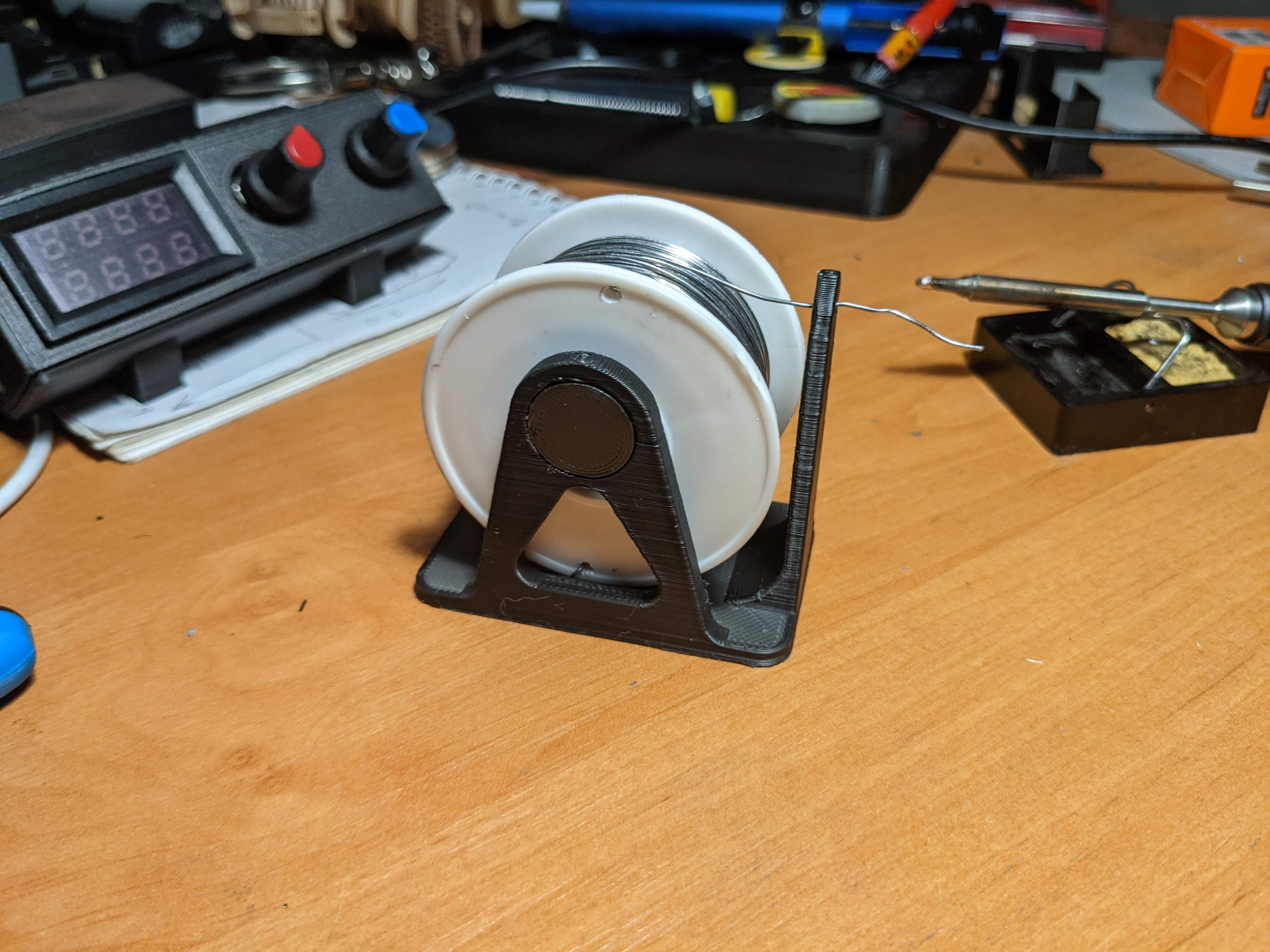 Solder spool holder by Valdimar Download free STL model