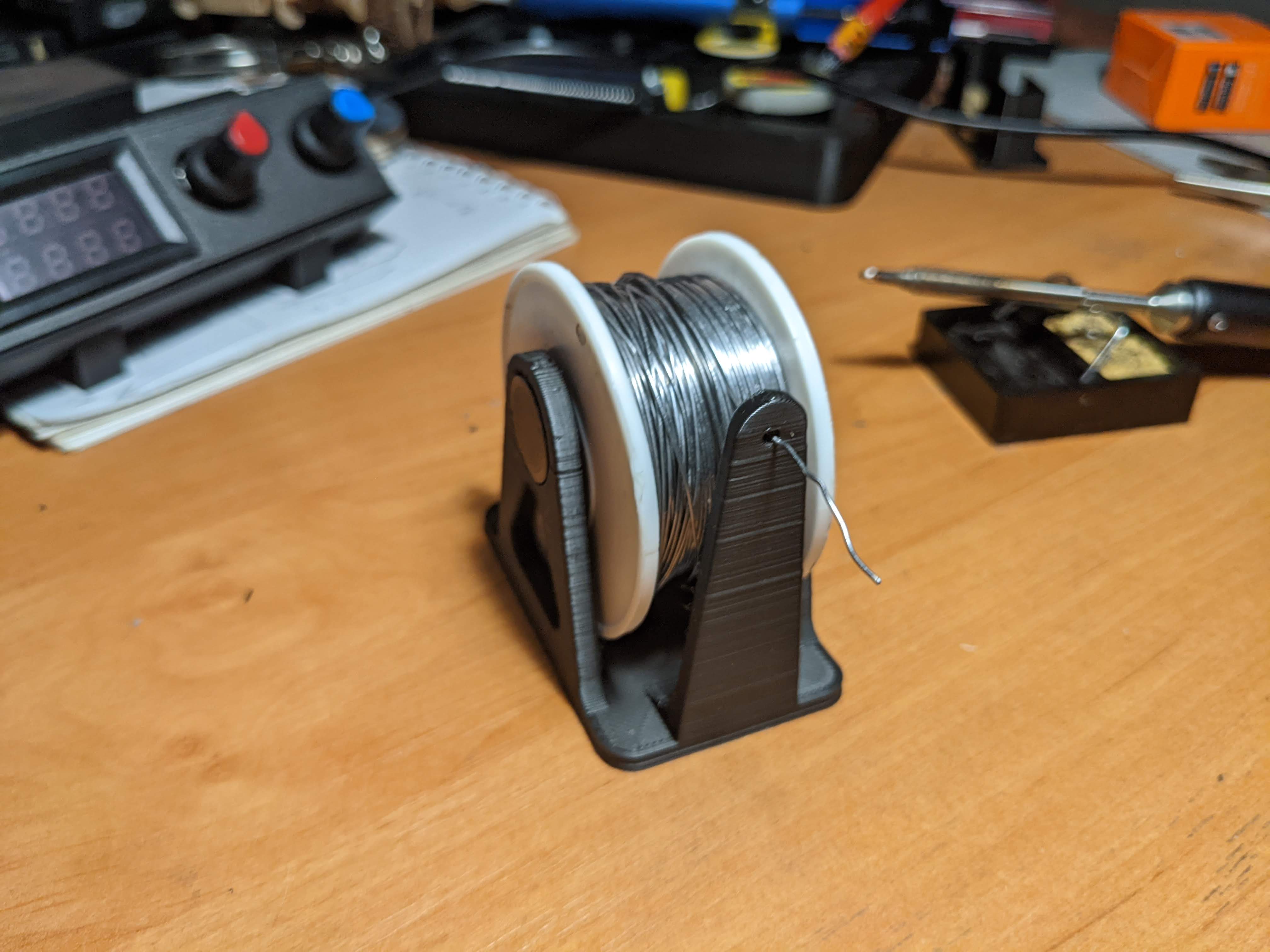 Solder spool holder by Valdimar Download free STL model