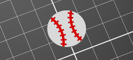 Baseball for Letterboard