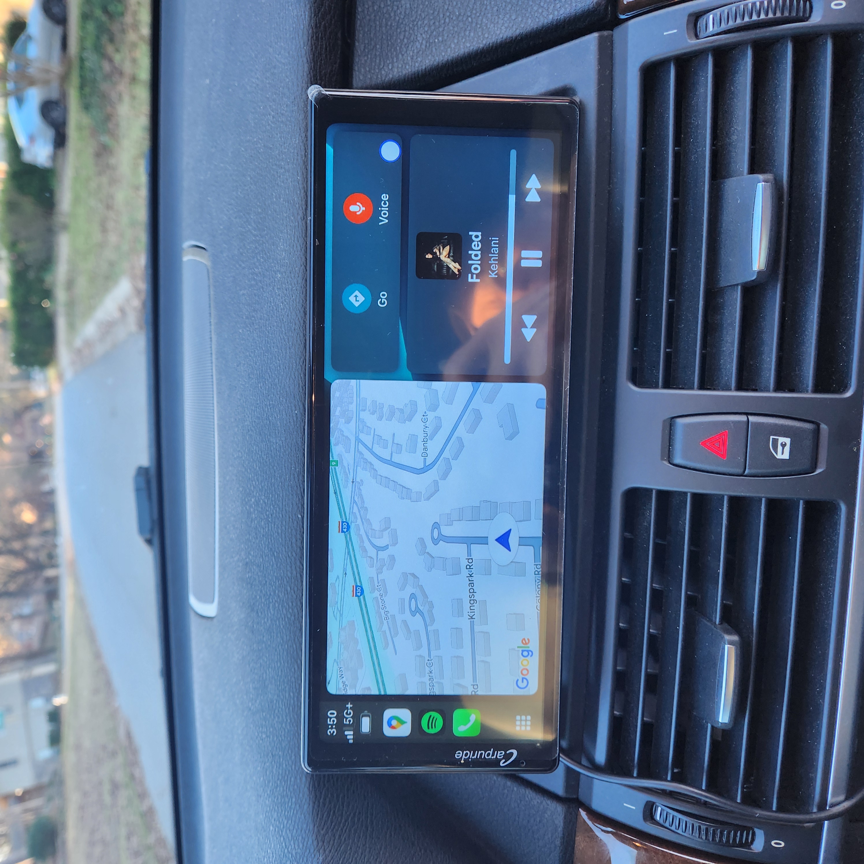 Mount for 2013 BMW X5 and X6 Carpuride Head Unit C94 AISN B0DHGPQDK7