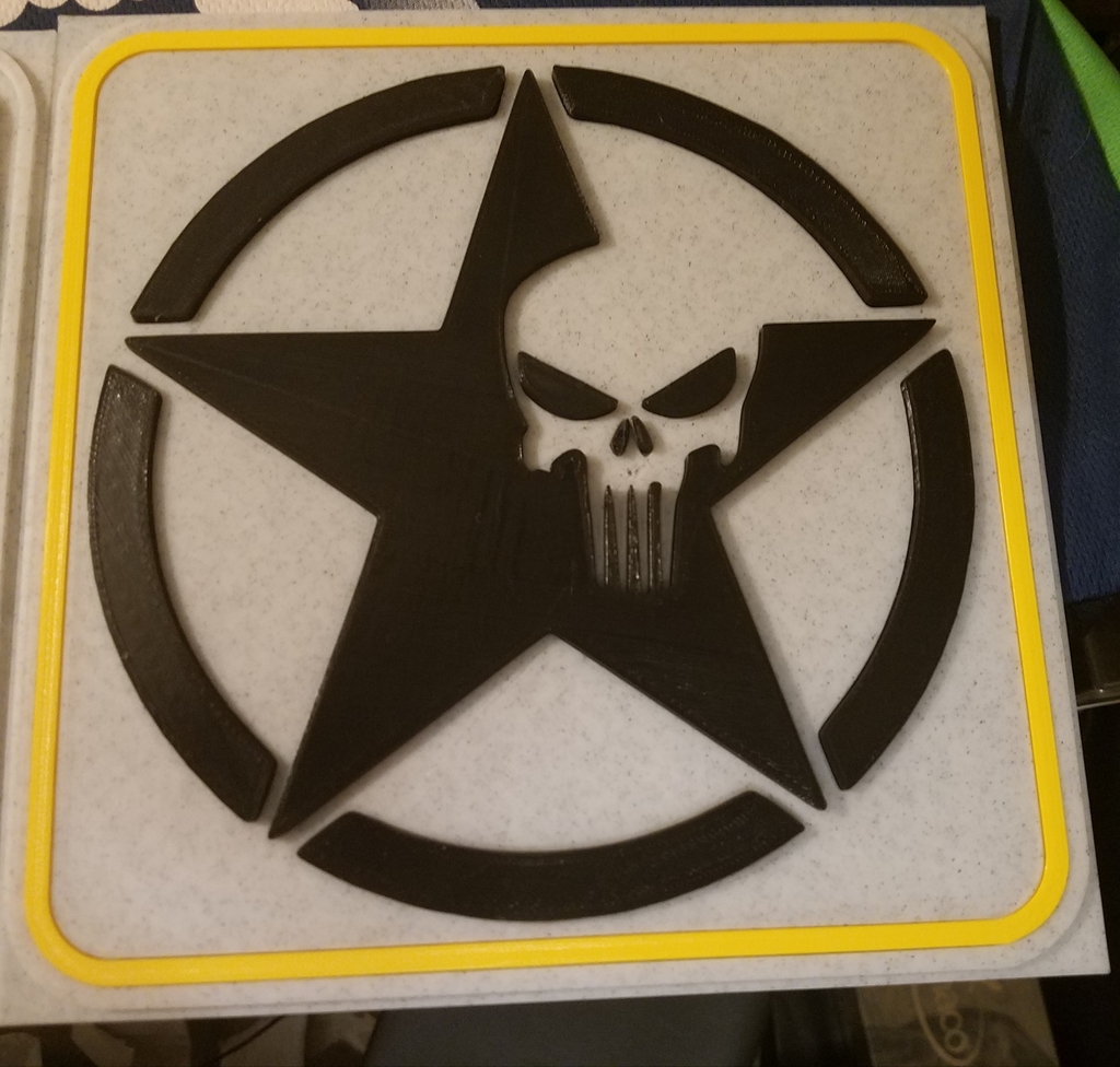 US Army logo with the Punisher