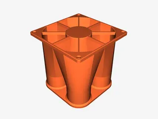 Boot dryer outlet with fan