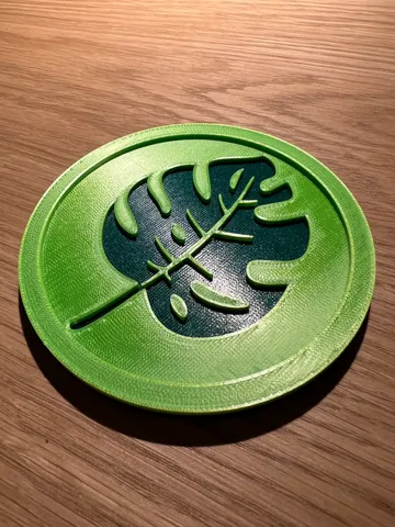 Monstera Coaster