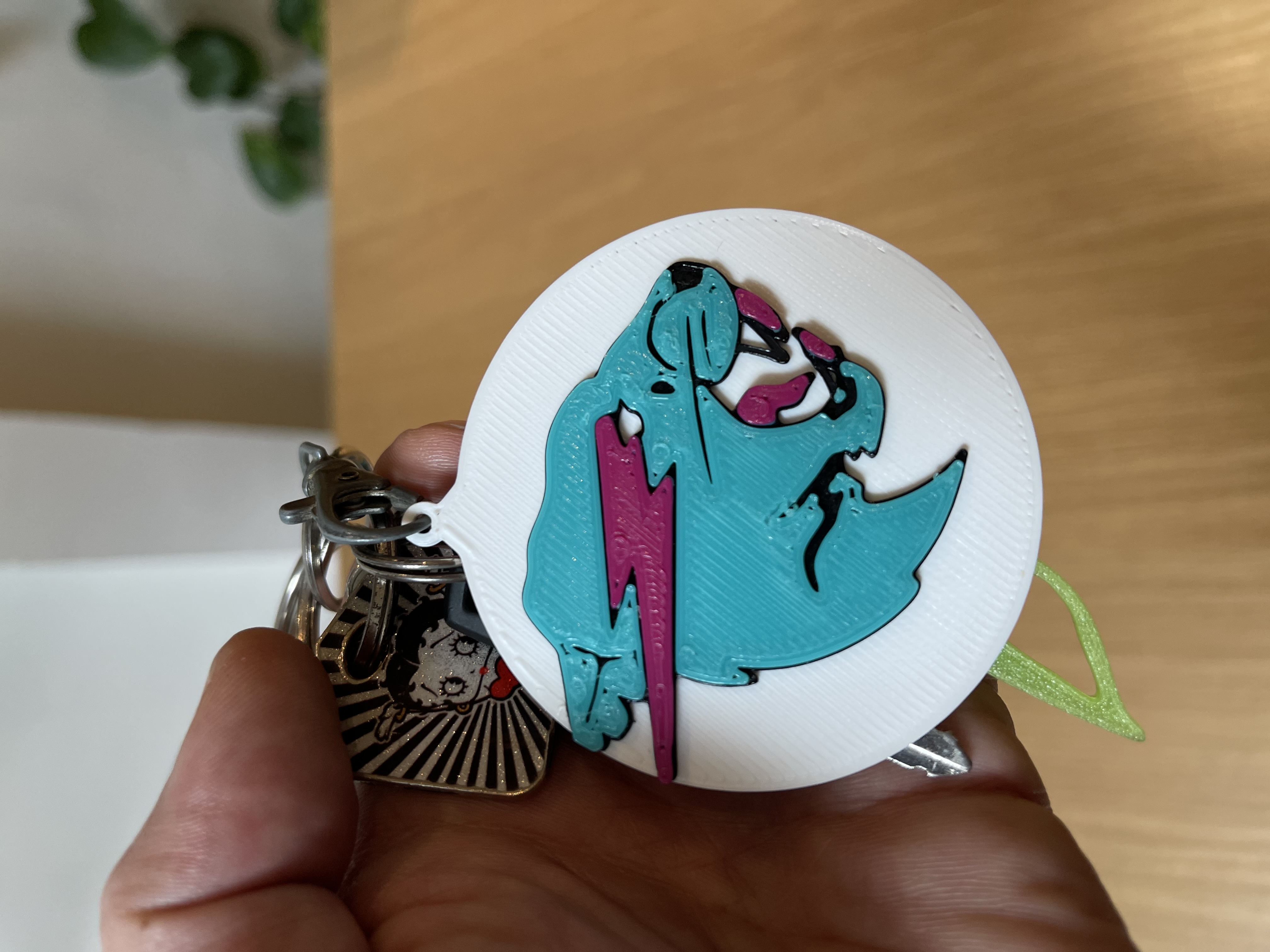MR Beast keychain logo