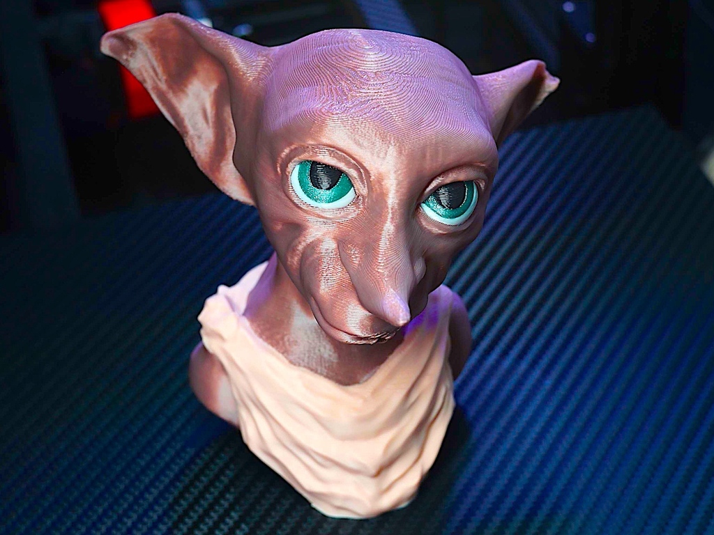 Dobby the house elf Multicolor Bust Support Free ERCF MMU Mosaic Palette