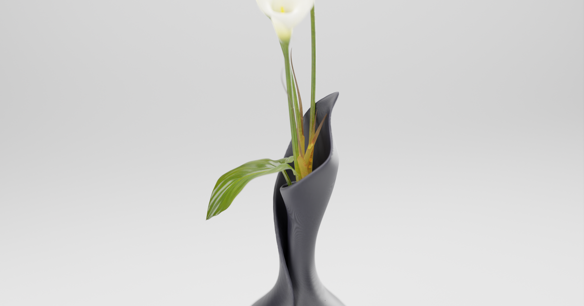 Organic Flower Vase by ToyBear Download free STL model