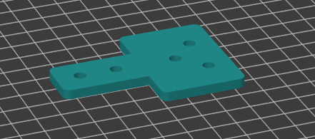 Tinkerbot Mini x axis braket